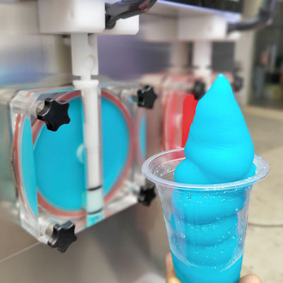 Mua 2 hương vị Máy sấy mới với ánh sáng LED Cocktail đông lạnh Margarita Granita Smoothies Máy sấy sản xuất trực tuyến