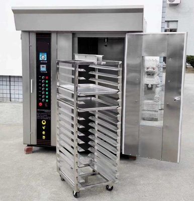 Mua 32Trays Rotating Bread Oven / Rotating Baking Oven Stainless Steel Gas Electric sản xuất trực tuyến