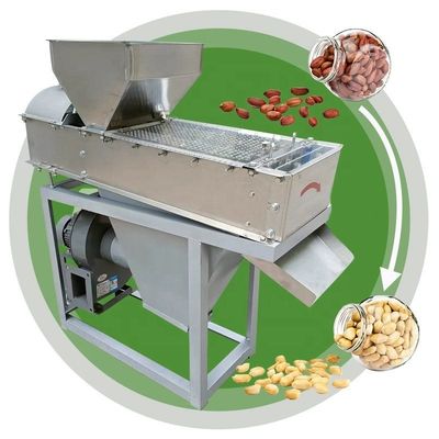 Mua Khô hạt thông da đỏ hạt đậu phộng peeler máy da hạt nhỏ tự động sản xuất trực tuyến
