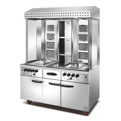 Mua Điện & khí dọc / đứng loại thương mại Shawarma Máy điều chỉnh cho gà BBQ Grill sản xuất trực tuyến