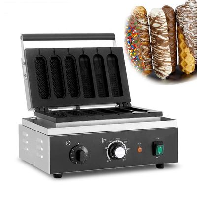 Mua CE Cast Iron Điện khác Máy ăn nhẹ Hàn Quốc Thương mại Giáng sinh 6 Stick Corn Waffle Hot Dog Maker sản xuất trực tuyến
