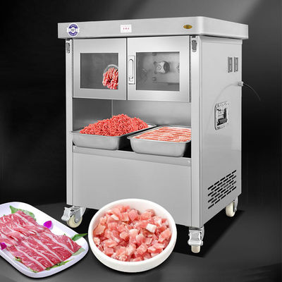 Mua 2024 Thiết bị chế biến thịt thương mại phổ biến nhất Máy chế biến thịt tươi lớn 450kg/h sản xuất trực tuyến