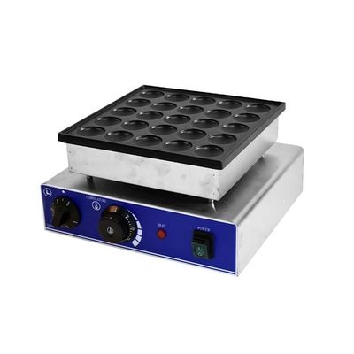 Thiết bị đồ ăn nhẹ thương mại 25 lỗ Máy bánh muffin điện Máy làm bánh nướng mini Pancake Waffle Maker Pancake Machine