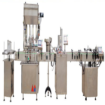 Máy lấp đầy và nắp nắp tự động Máy lấp đầy và nắp nắp tự động