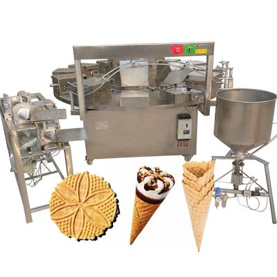 Dòng sản xuất kem kem Wafer Công nghiệp Wafer Biscuit 380V / 50HZ