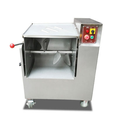 Công dụng nặng 1000Kg nhồi bột thép không gỉ 100L Máy trộn chế biến thịt nhỏ