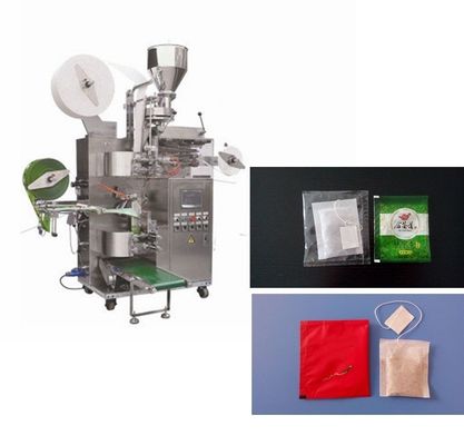 Máy đóng gói trà tự động 25 túi / phút với túi bên trong và phong bì