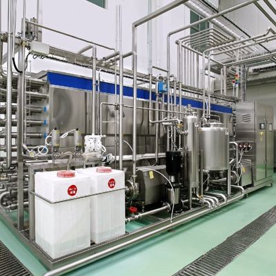 500lph đường chế biến sữa thụ tinh Máy chế biến sữa đóng chai SUS304 / 316L
