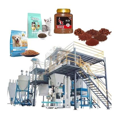 Dòng sản xuất thực phẩm thú cưng Sản xuất thực phẩm cá mèo Máy chế biến thực phẩm chó tự động đa chức năng