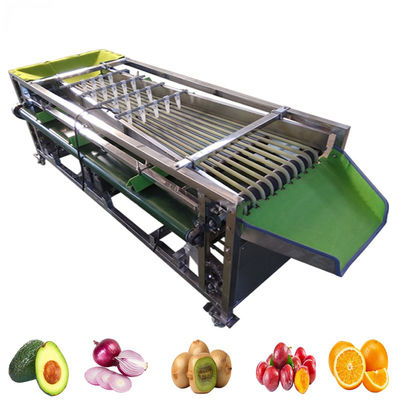 Máy chế biến rau quả tự động sản xuất và kích thước trái cây với chức năng rửa